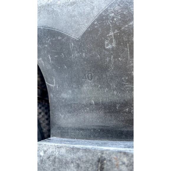 Alma en Pena Black Leather Buckle Ankle Boots Studded Style (EU 40 / US 9.5) - Picture 4 of 12